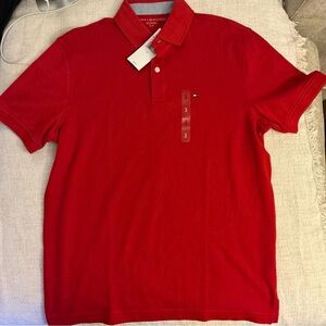 Tommy Hilfiger Vibrant Red Polo Shirt